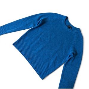 J Crew Blue Wool Lightweight Sweater